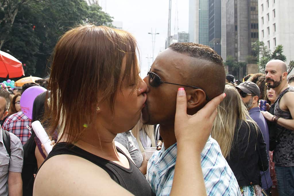 20th annual Gay Pride Parade in Sao Paulo