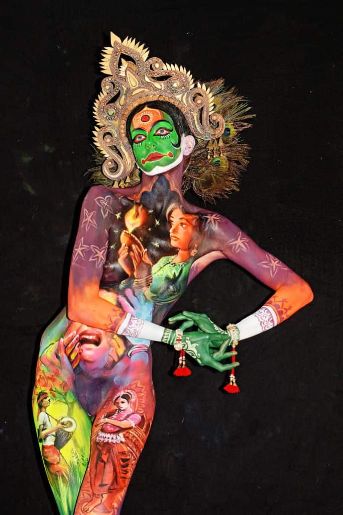 Sanatan Dinda from India was named world champion at the 2017 World Bodypainting Festival in Austria.