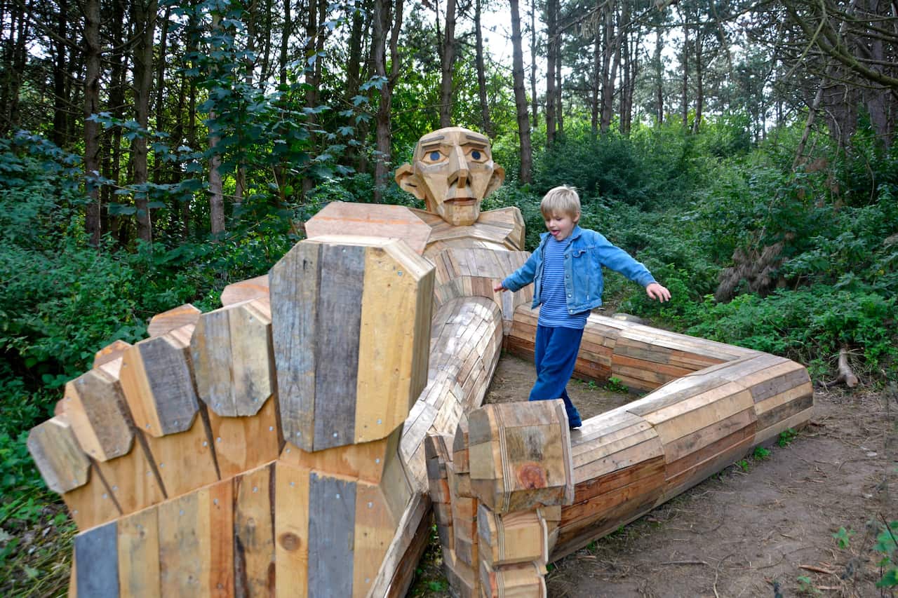 One of the Six Forgotten Giants by Thomas Dambo.