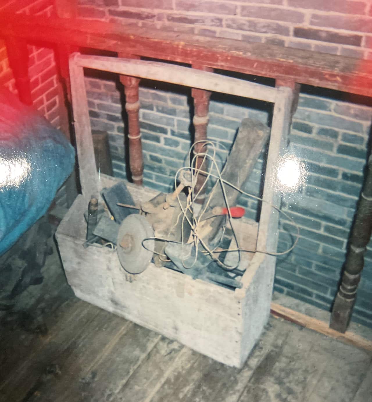 Kelly Eng's great-grandfather's carpentry tool kit from the Gold Rush. 