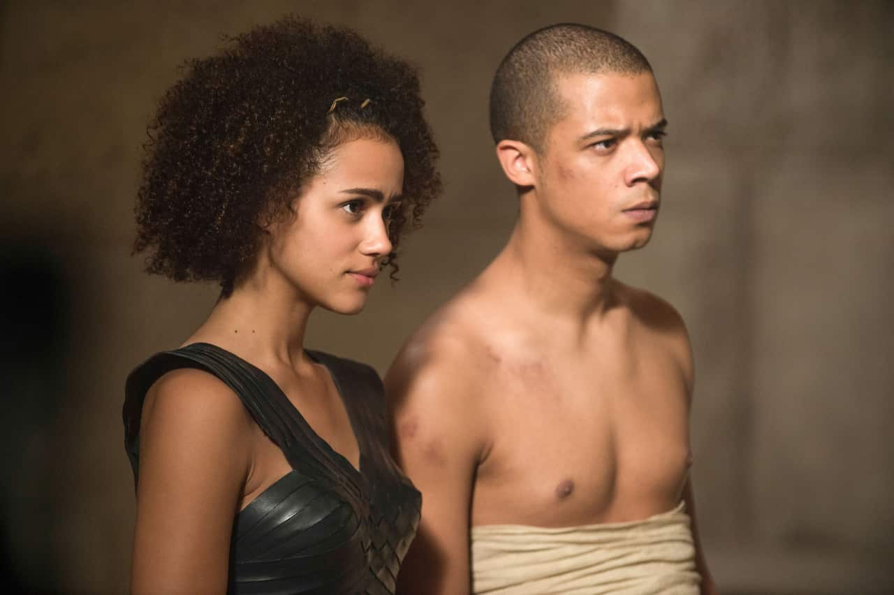 missandei grey worm game of thrones