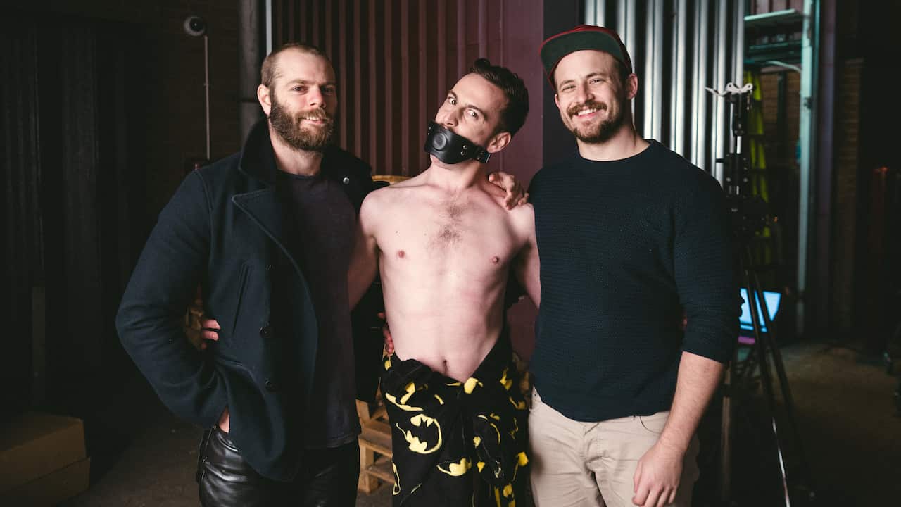 Behind the scenes of 'House of Air', directed by Brian Fairbairn and Karl Eccleston (Chris Parkes / Brendan Maclean)