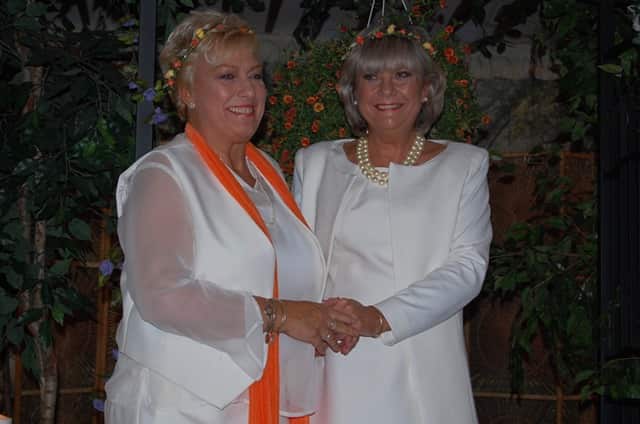 Chrissy (L) and Kerry (R).