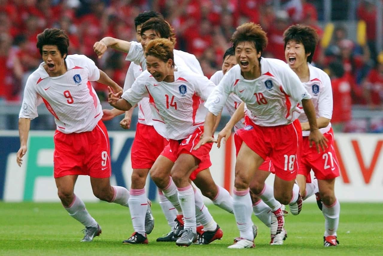 FUSSBALL: WM 2002 in JAPAN und KOREA, ESP - KOR 3:5 n.E.