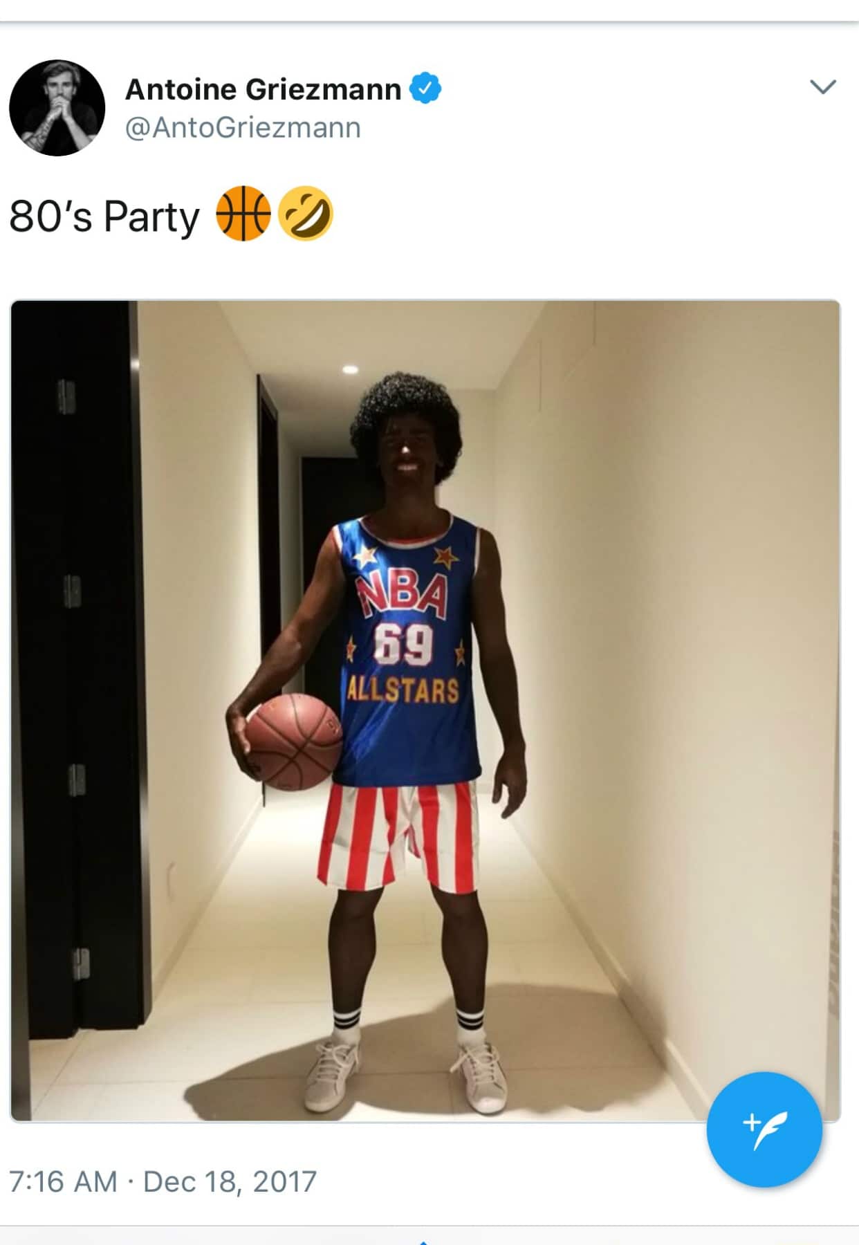 Antoine Griezmann tweet