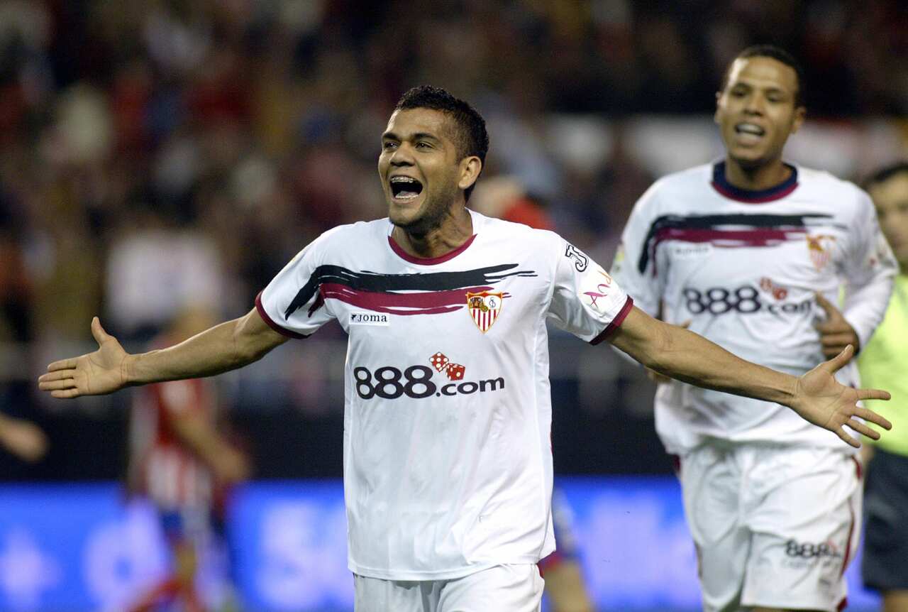 Sevilla's Brazilian Daniel Alves Da Silv