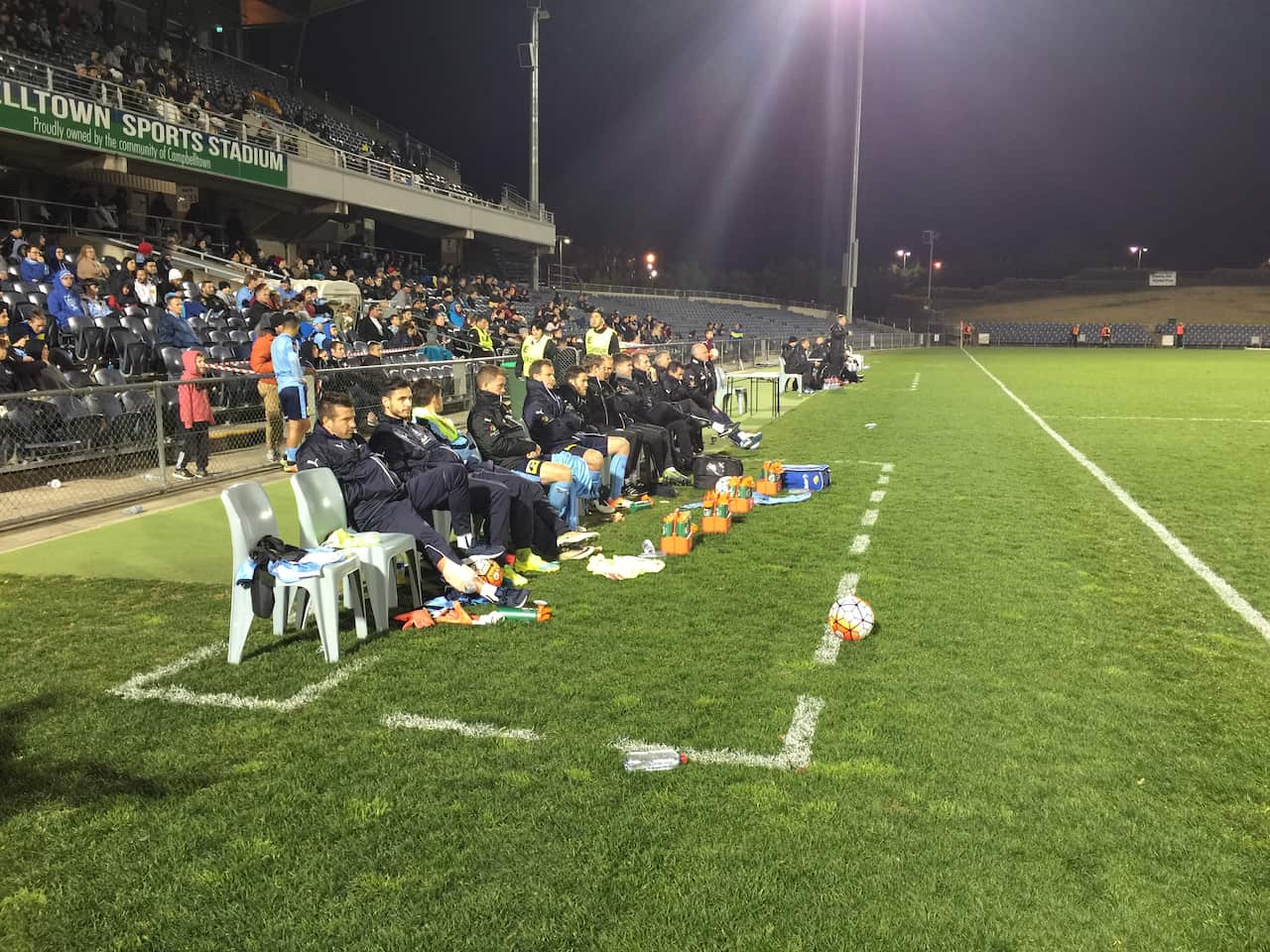 Sydney FC bench