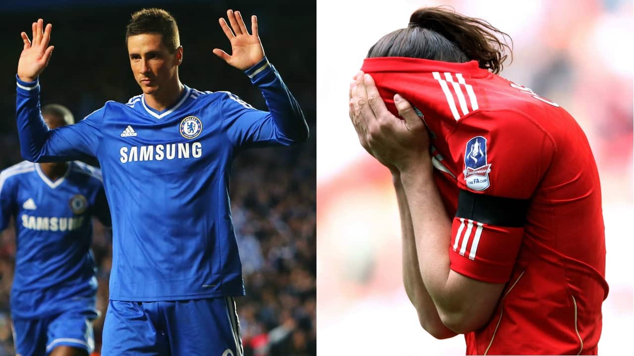 Fernando Torres and Andy Carroll