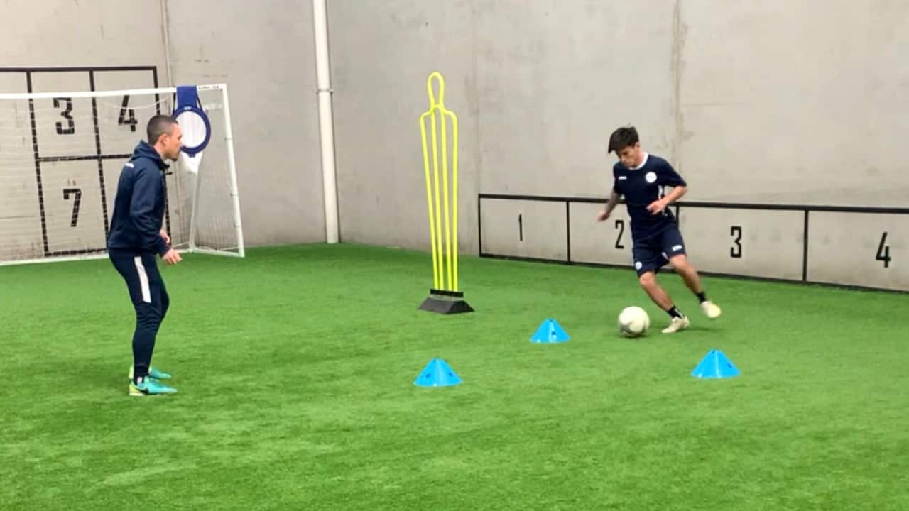 Devante Clut (L), Joe Caletti