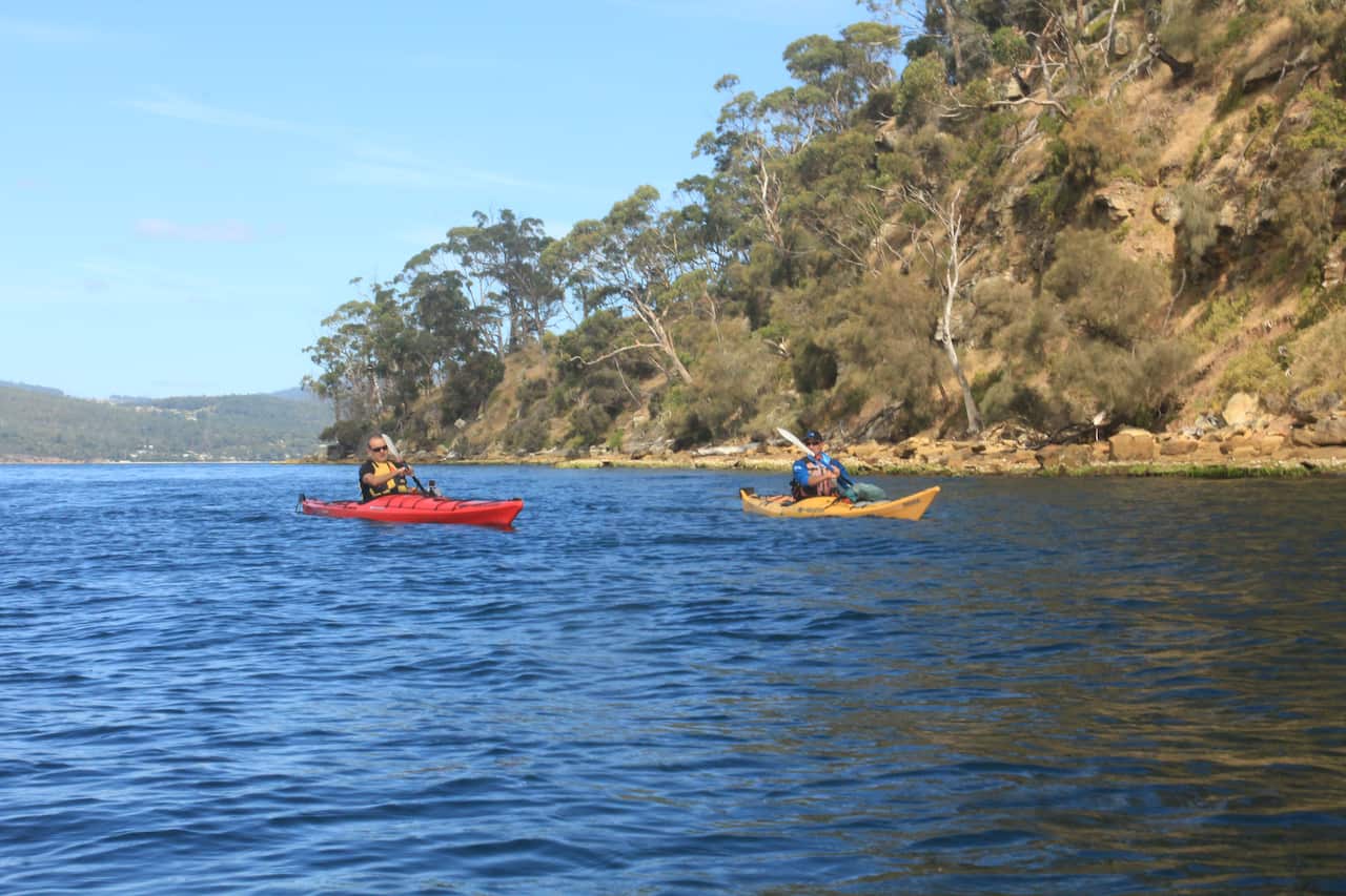 mike tomalaris kayaking on the derwent river