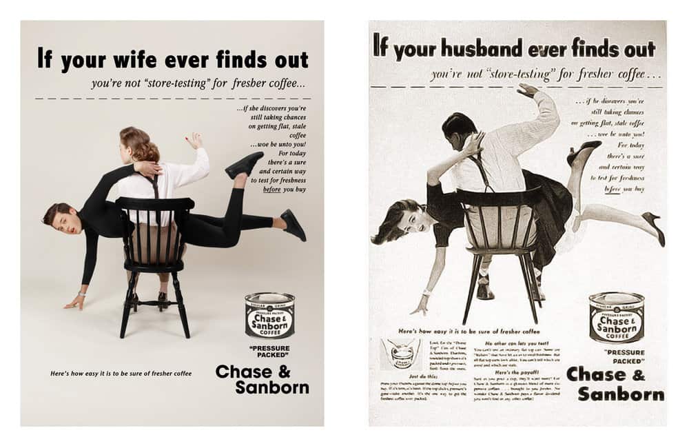 Chase and Sanborn advert, from the 1950s.