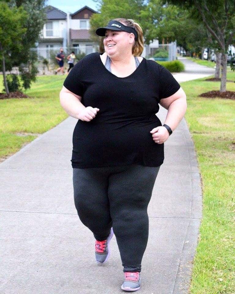 Jess Hay running local park run