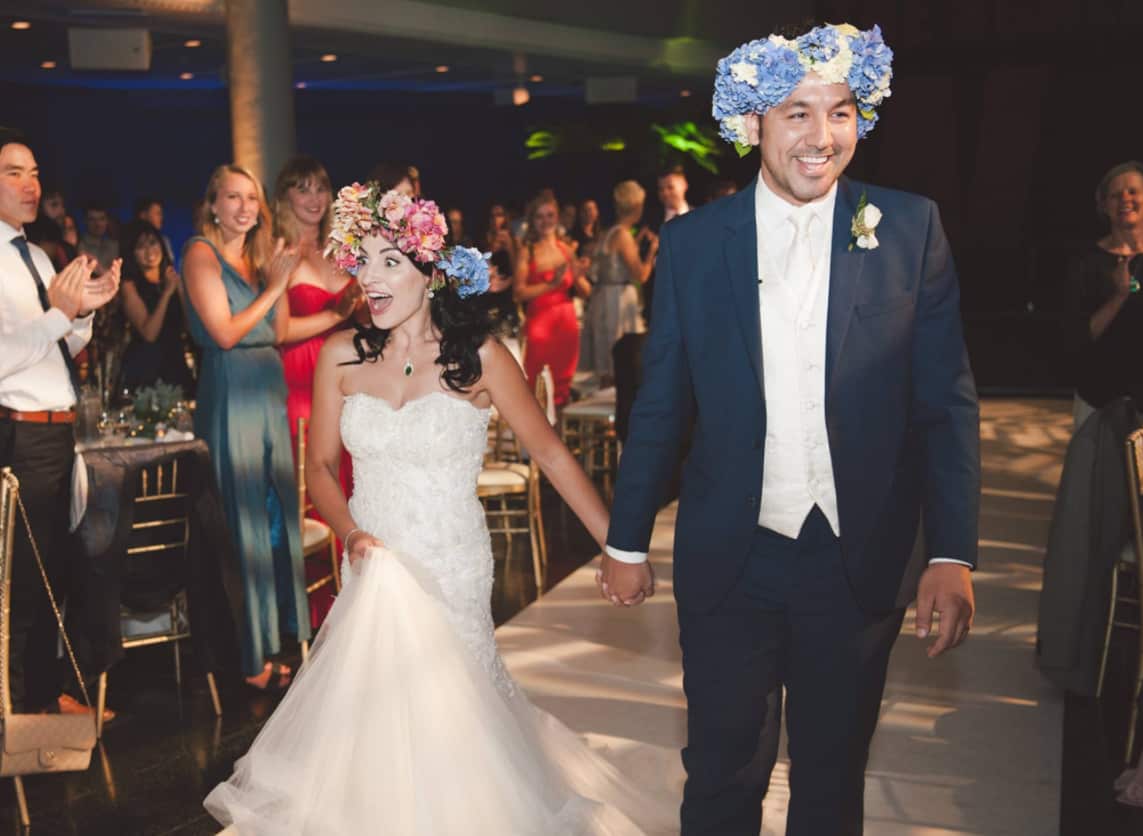 Jessa and Areti's wedding day.