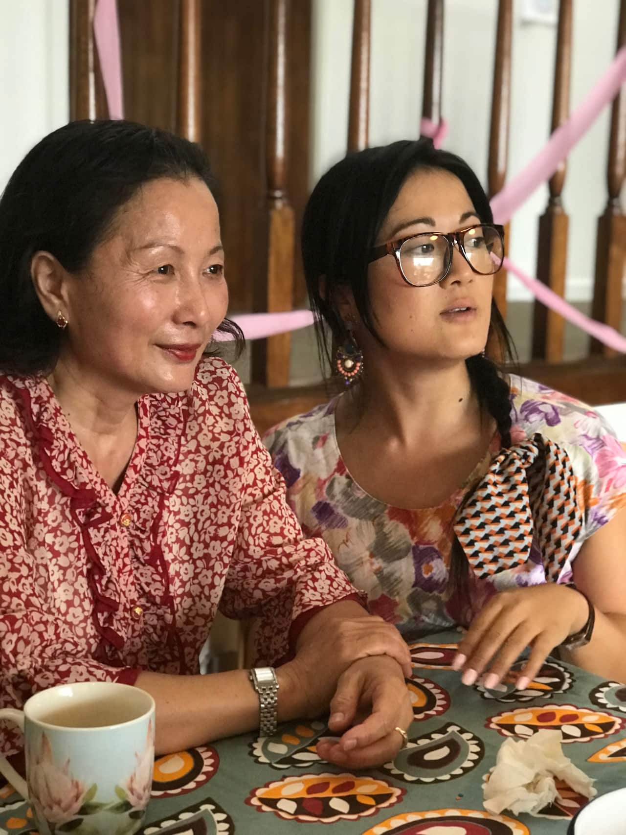 Jessie Tu and her mother