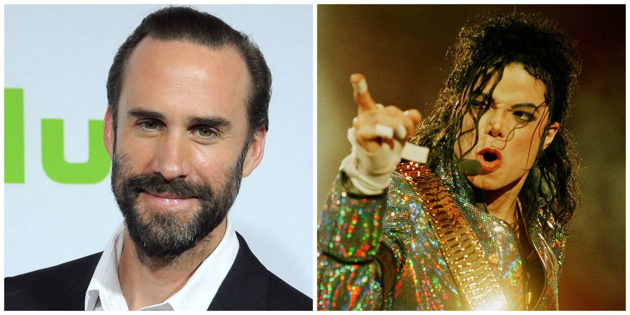 English actor Joseph Fiennes and American singer Michael Jackson