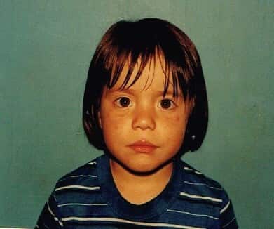 Liliana Sanchez as a child