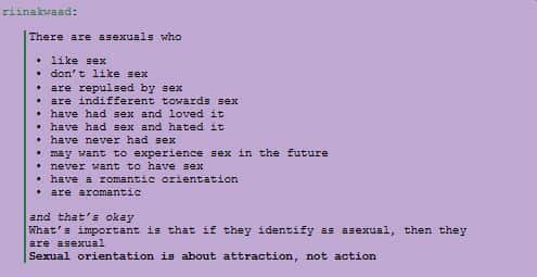 Asexuality