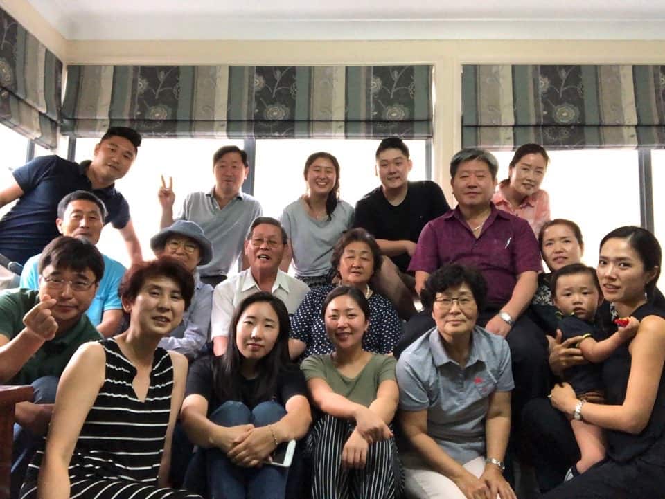 Celebrating Seollal at the Kim household.