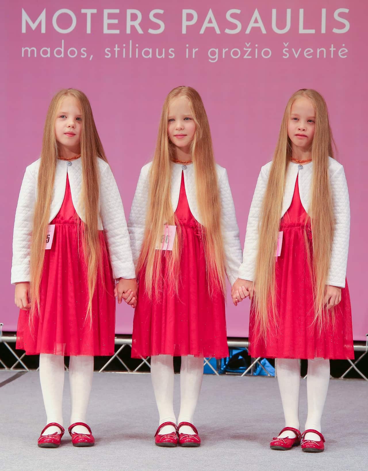 More than 170 girls competed in the Long-Haired World 2017 competition in Lithuania. 