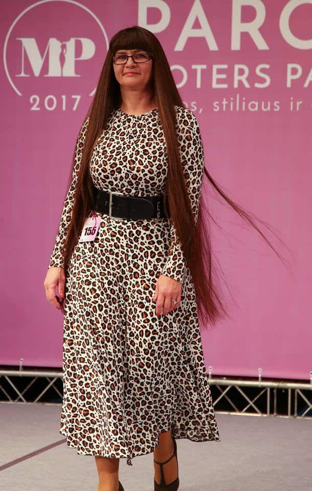 Competitors take part in Lithuania's long hair contest (Facebook/Konkursas Pasaulio Ilgaplaukės Long-Haired World)