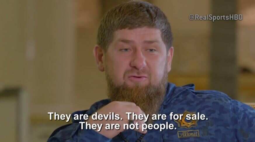 Ramzan Kadyrov says there are no gays in Chechnya