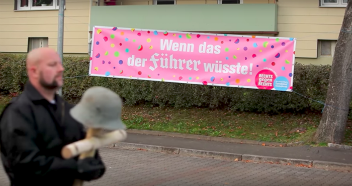 Neo-Nazi marchers in Wunsiedel, Germany