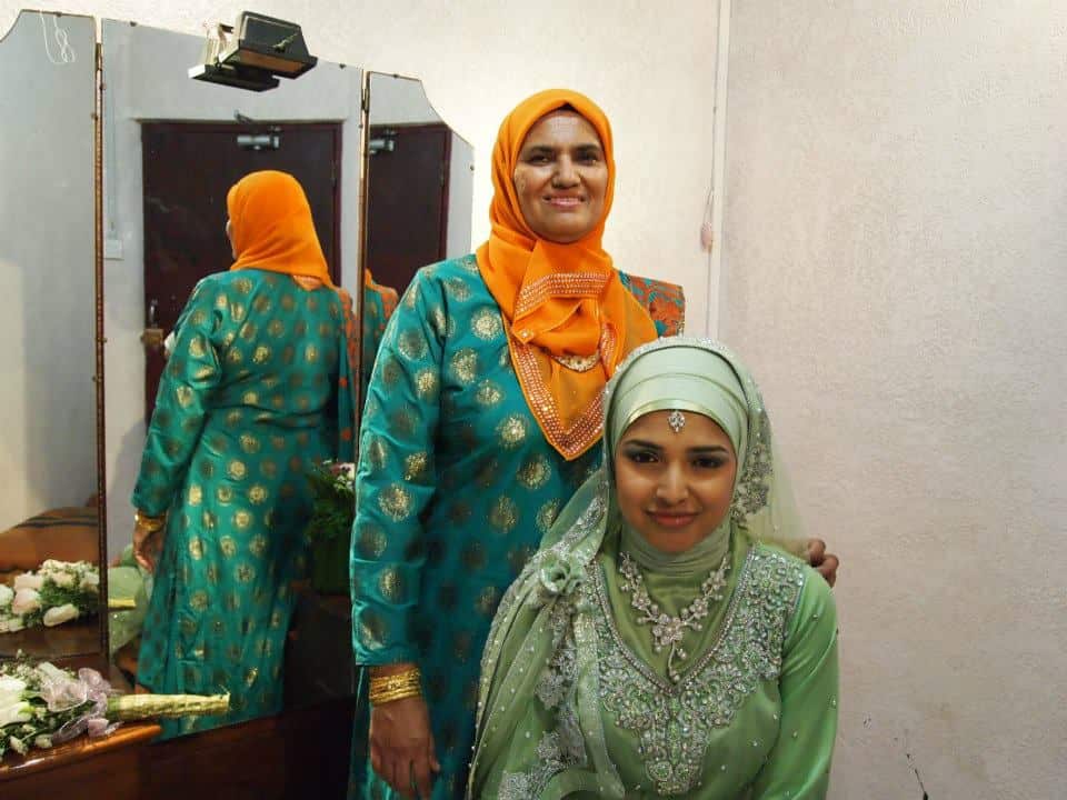 Sabina and her mother