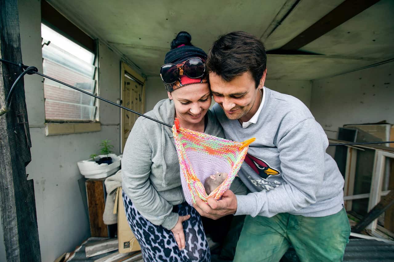 Our beloved pet rat.