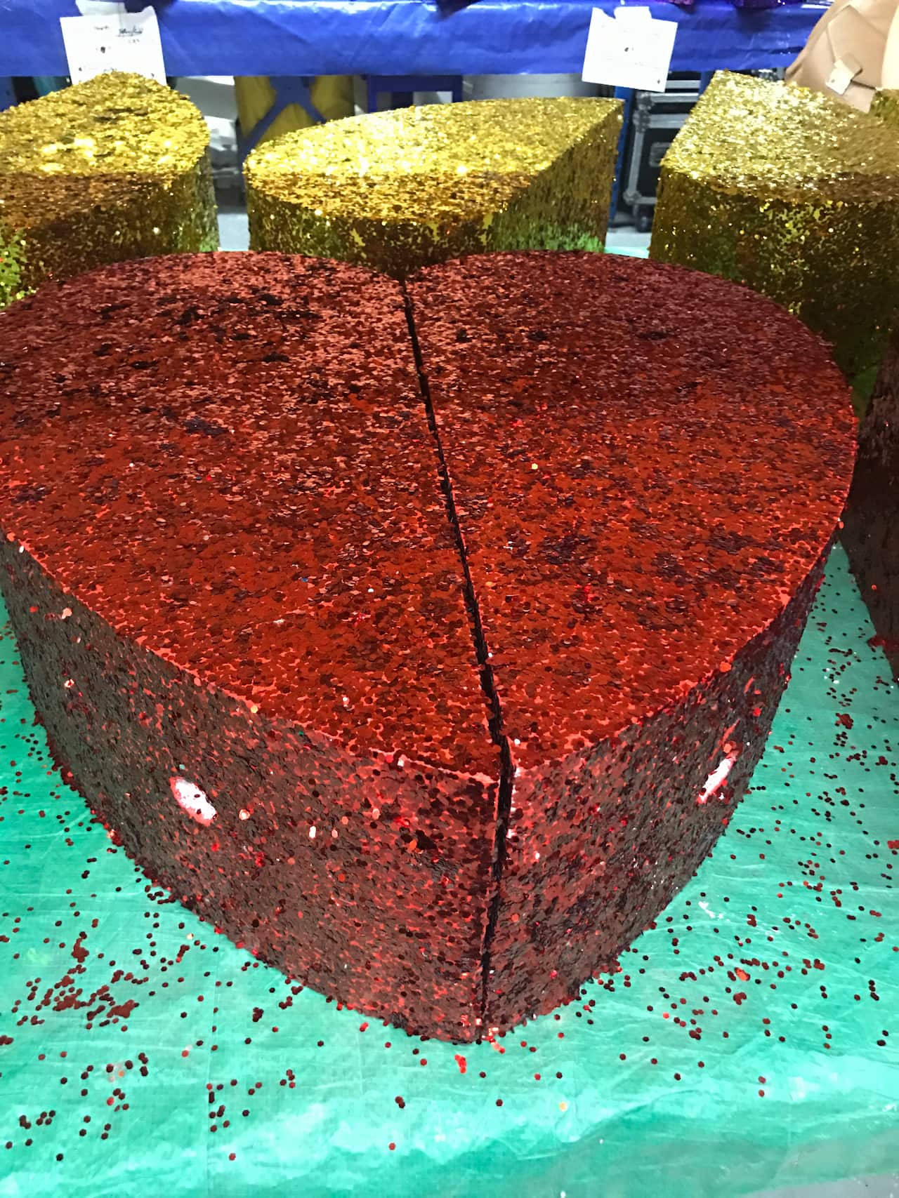 A sneak peek at the SBS Mardi Gras float