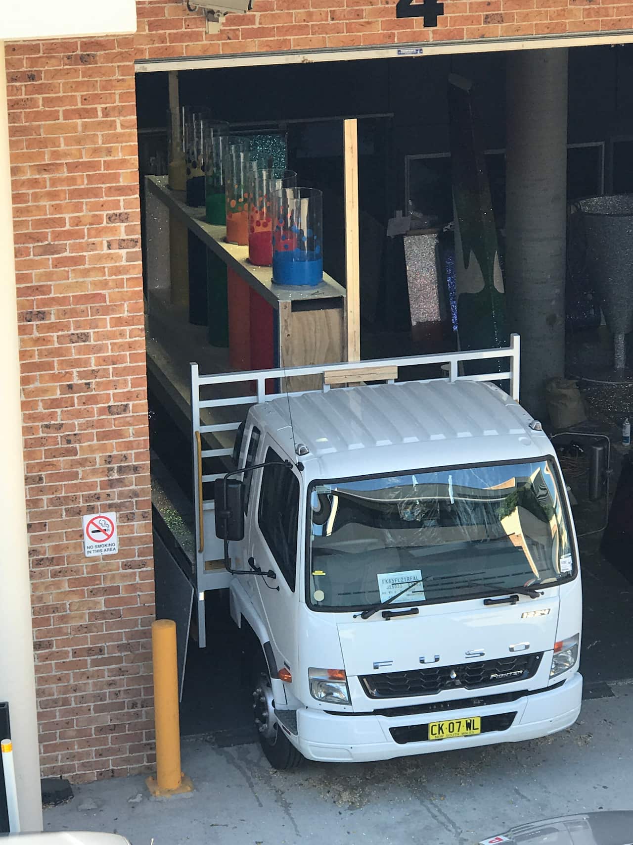 A sneak peek at the SBS Mardi Gras float