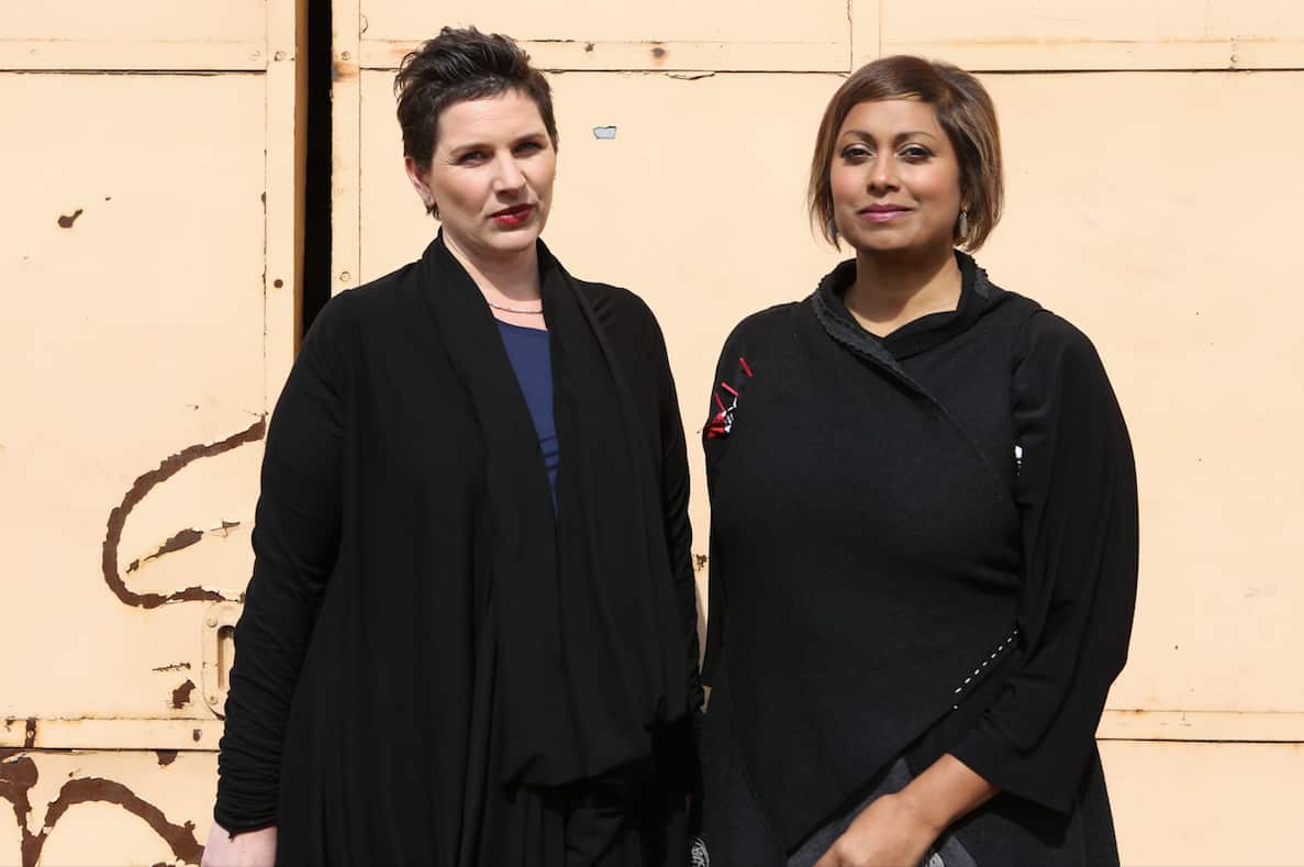 Filthy Rich and Homeless co-hosts (L to R): Dr Catherine Robinson and Indira Naidoo.