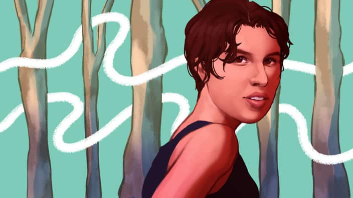 Illustration of NAIDOC Week essay collection editor, Ellen van Neerven. Created by Tori-Jay Mordey.