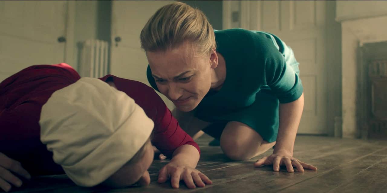 Serena in The Handmaid's Tale