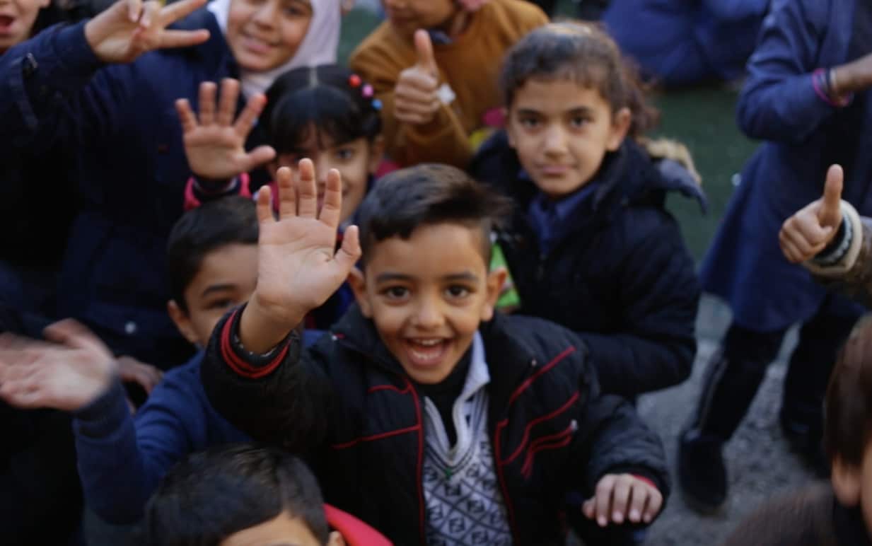 Syrian refugees attend school in JOrdan