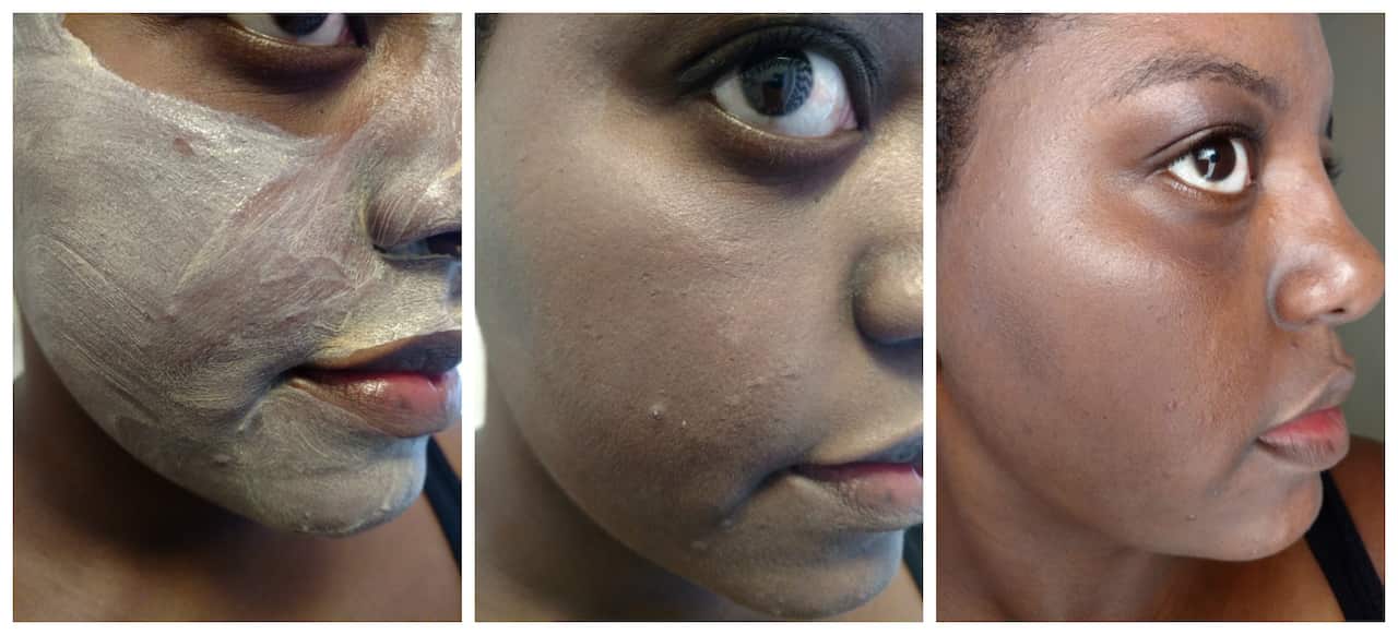 Sunscreen on black skin