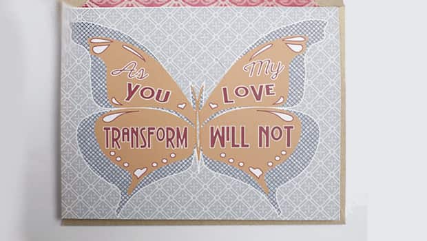 Transitioning Valentine's card