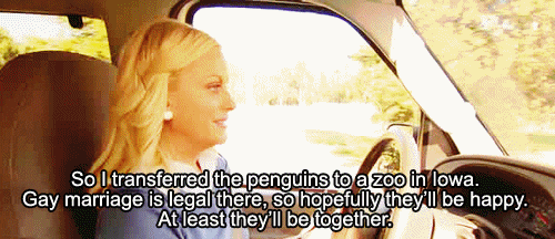 Parks & Recreation penguins.