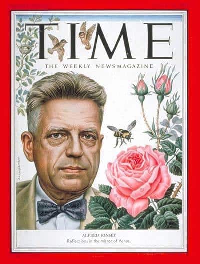 Alfred Kinsey on the cover of TIME Magazine, 1953.