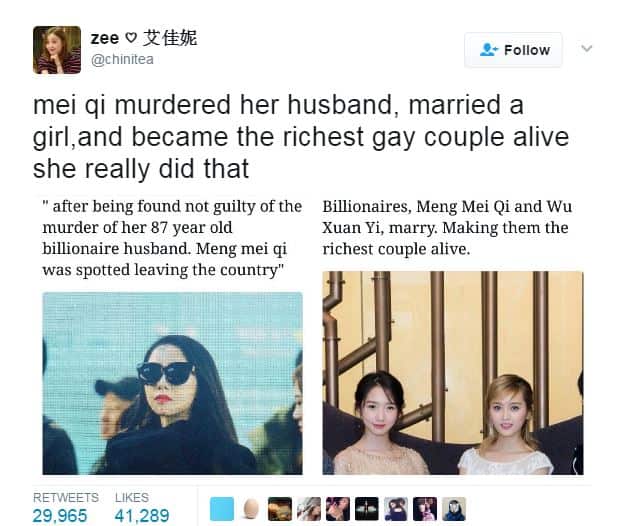 The story about Chinese lesbian billionaires that never was