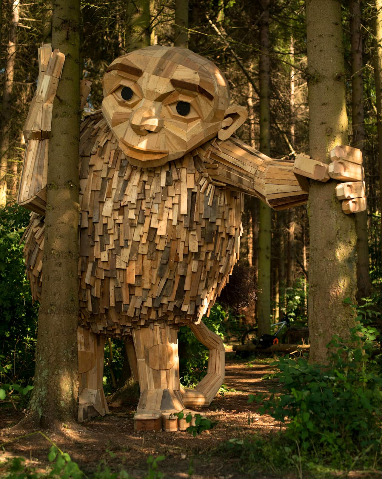 One of the Six Forgotten Giants by Thomas Dambo