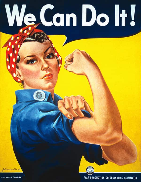 'Rosie the Riveter' was first born in the imagination of US war propagandists