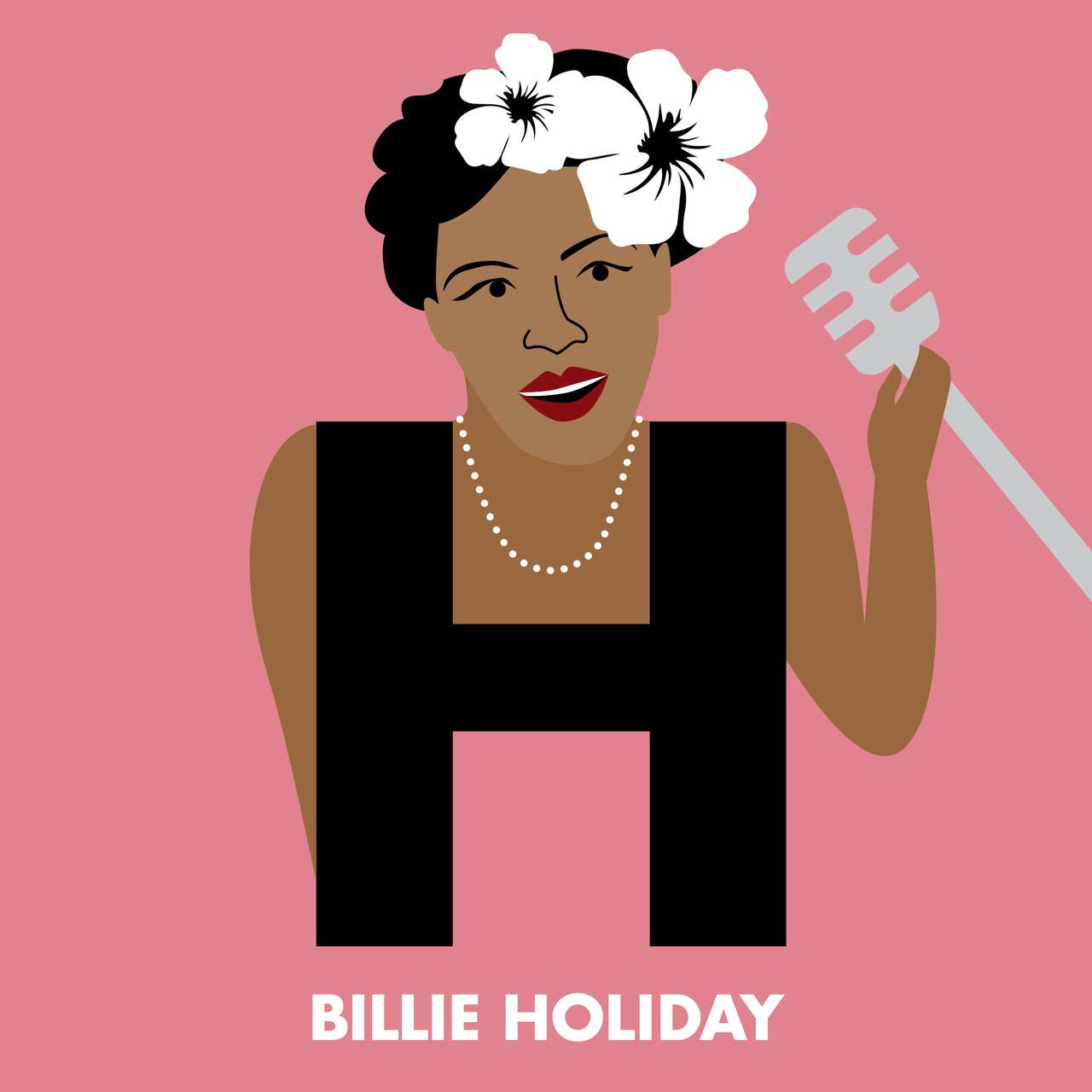 Billie Holiday from Beck Feiner's Lady Legends Alphabet