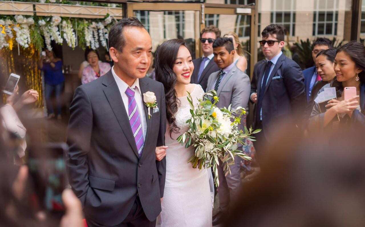 Jane Wang in Wedding Ceremony