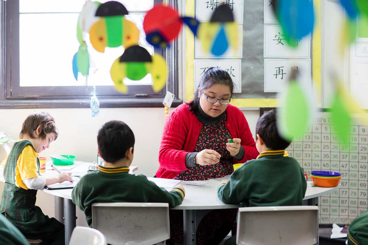 At Abbotsford Primary School, students are taught in Chinese for half of all curriculum hours. 