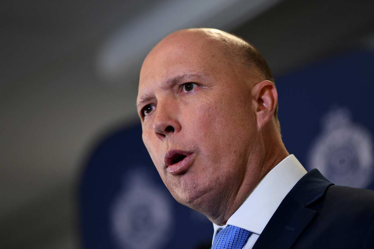 Home Affairs Minister Peter Dutton.