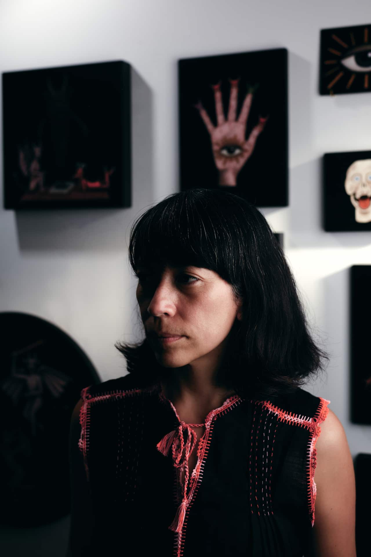 Artista colombiana María Pía Mosquera