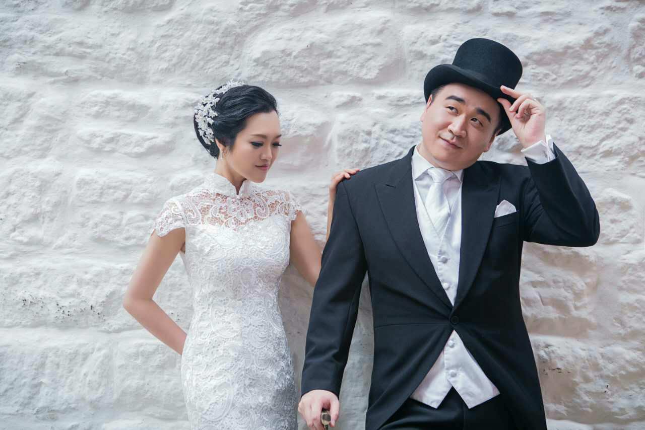 Wedding photo of Zhang shikai
