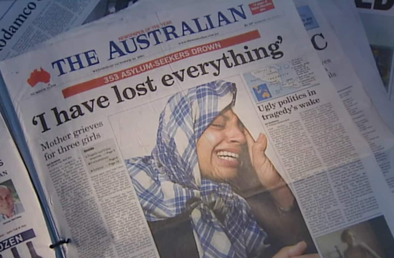 The Australian newspaper from the time of the tragedy