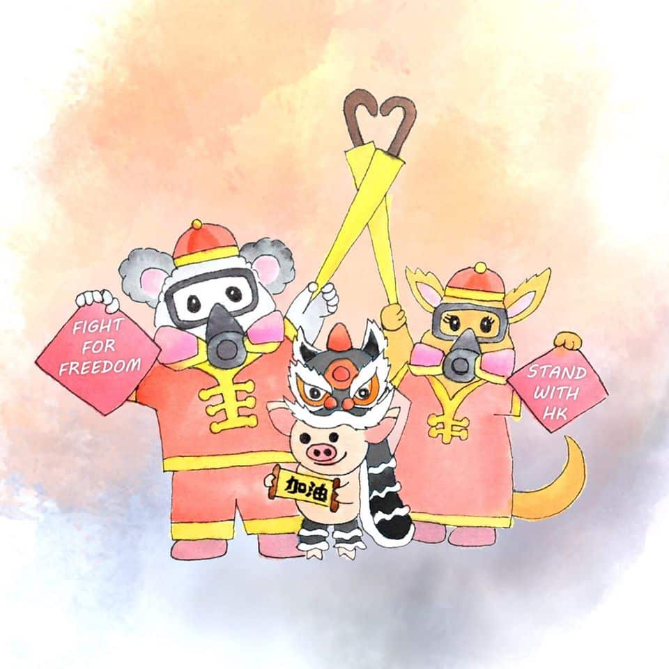 Write Fai Chun with you for Lunar New Year