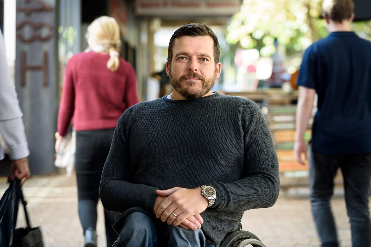 五度出戰殘奧會的澳洲田徑選手Kurt Fearnley。